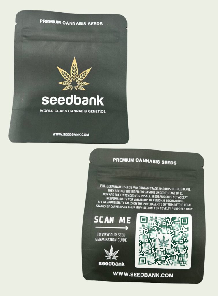 Cannabis seed packaging design